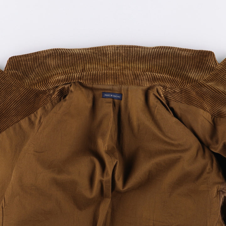 Ralph Lauren POLO by Ralph Lauren Corduroy Tailored Jacket, Men's Size Medium cotton brown type Vintage Second Hand