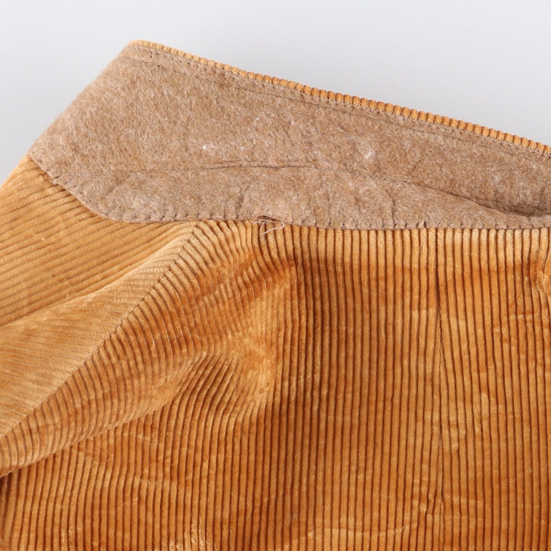 Vintage 1990'S Brooks Brothers BROOKSGATE corduroy tailored jacket, men's size M unclear ocher yellow type Vintage Second Hand