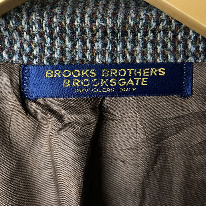 Vintage 1980s-1990'S Brooks Brothers BROOKSGATE tailored jacket, men's size M unclear brown type Vintage Second Hand