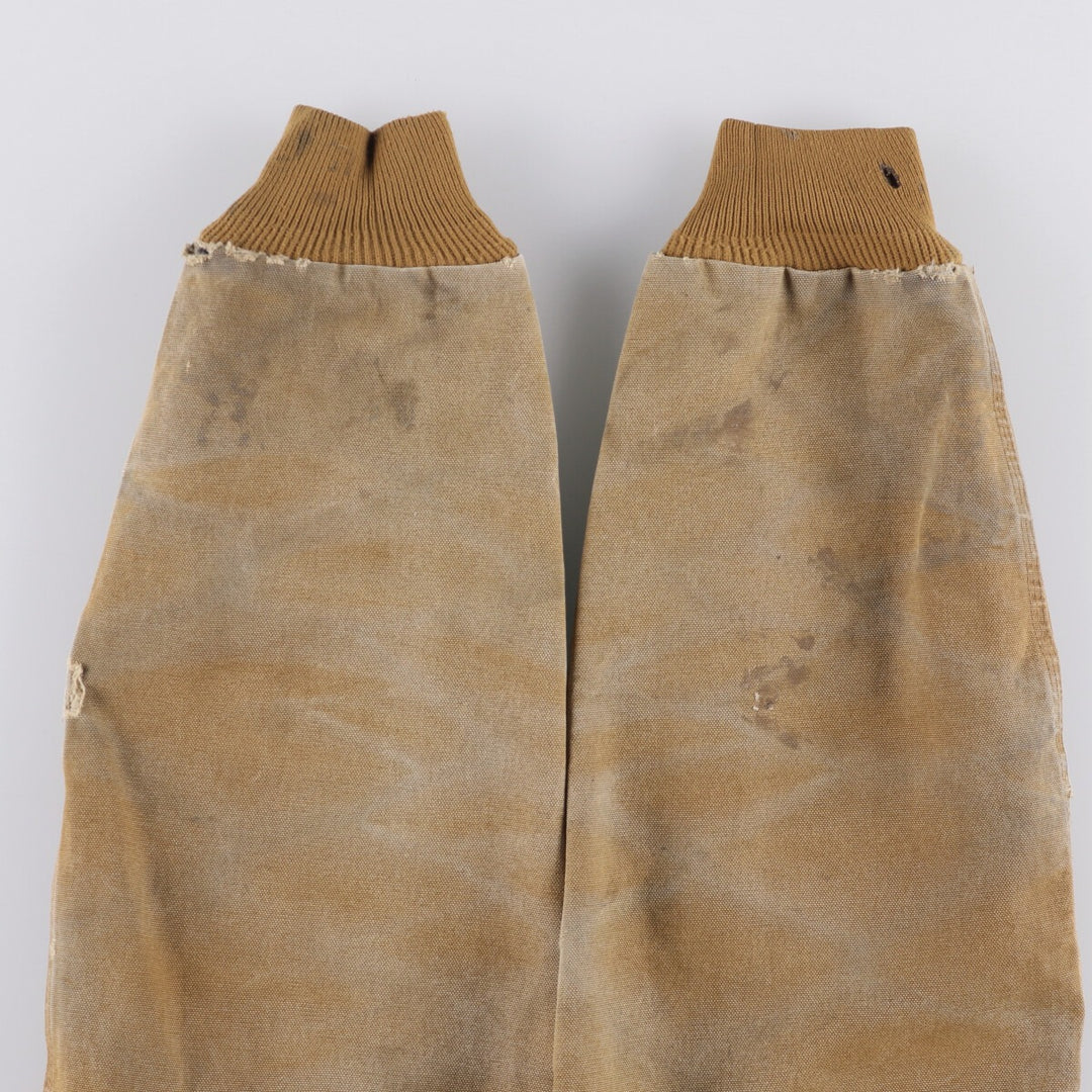 Carhartt Active Jacket Duck Full Zip Hoodie Men's S cotton Beige type Vintage Second Hand