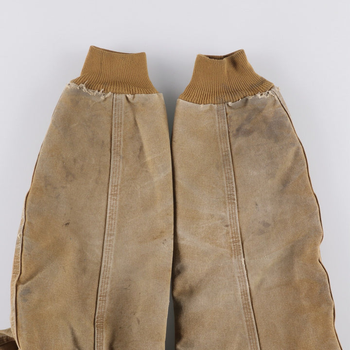 Carhartt Active Jacket Duck Full Zip Hoodie Men's S cotton Beige type Vintage Second Hand