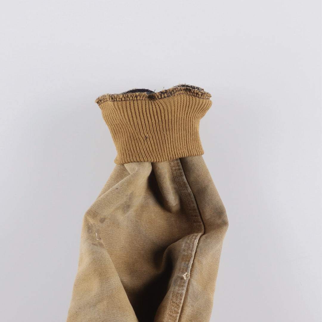 Carhartt Active Jacket Duck Full Zip Hoodie Men's S cotton Beige type Vintage Second Hand