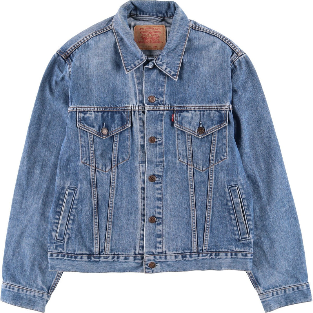 2000'S Levi's 70550-0414 Euro Model Denim Jacket, Men's Size L cotton blue type Vintage Second Hand