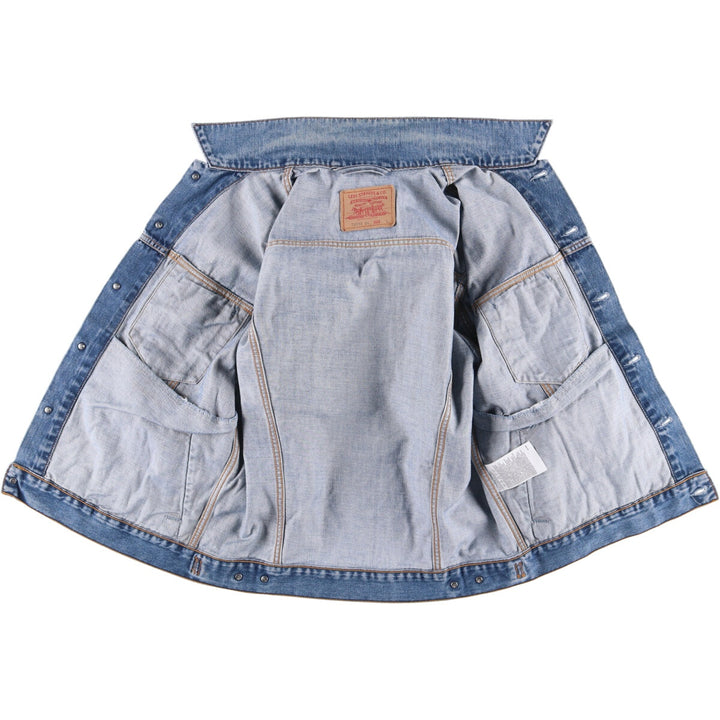2000'S Levi's 70550-0414 Euro Model Denim Jacket, Men's Size L cotton blue type Vintage Second Hand
