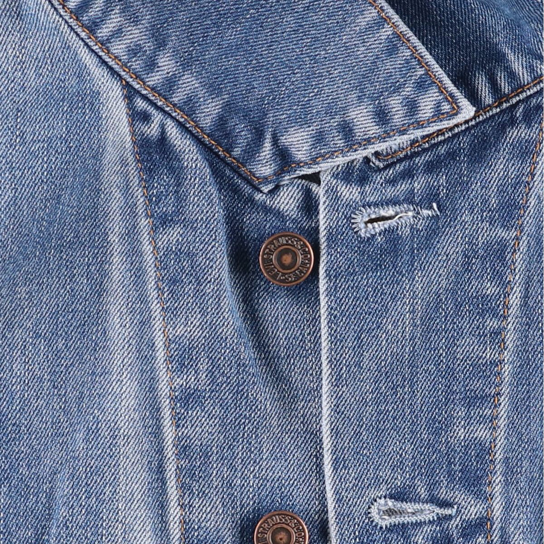 2000'S Levi's 70550-0414 Euro Model Denim Jacket, Men's Size L cotton blue type Vintage Second Hand