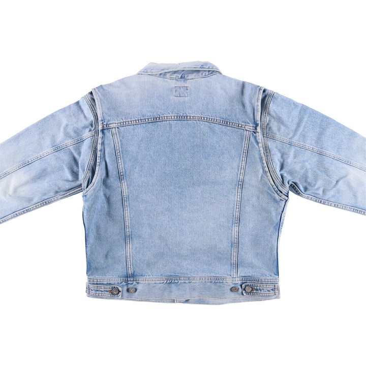 90'S Calvin Klein Jeans Denim Jacket, Made in USA, Men's Size XL, Vintage cotton blue type Vintage Second Hand