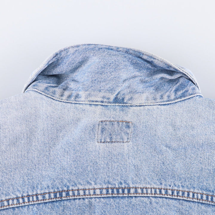 90'S Calvin Klein Jeans Denim Jacket, Made in USA, Men's Size XL, Vintage cotton blue type Vintage Second Hand