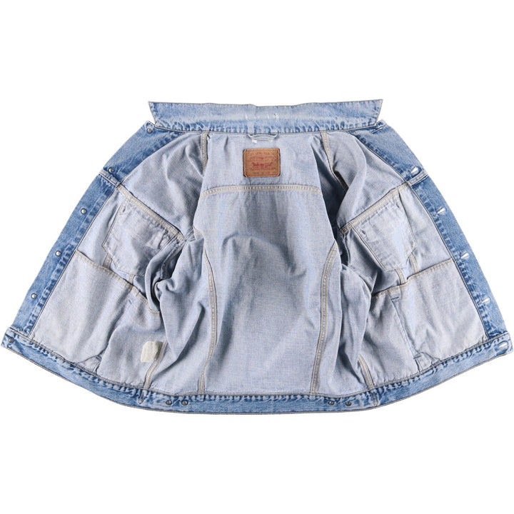 90'S Levi's 70503-0215 Denim Jacket, Men's XXL, Vintage cotton blue type Vintage Second Hand