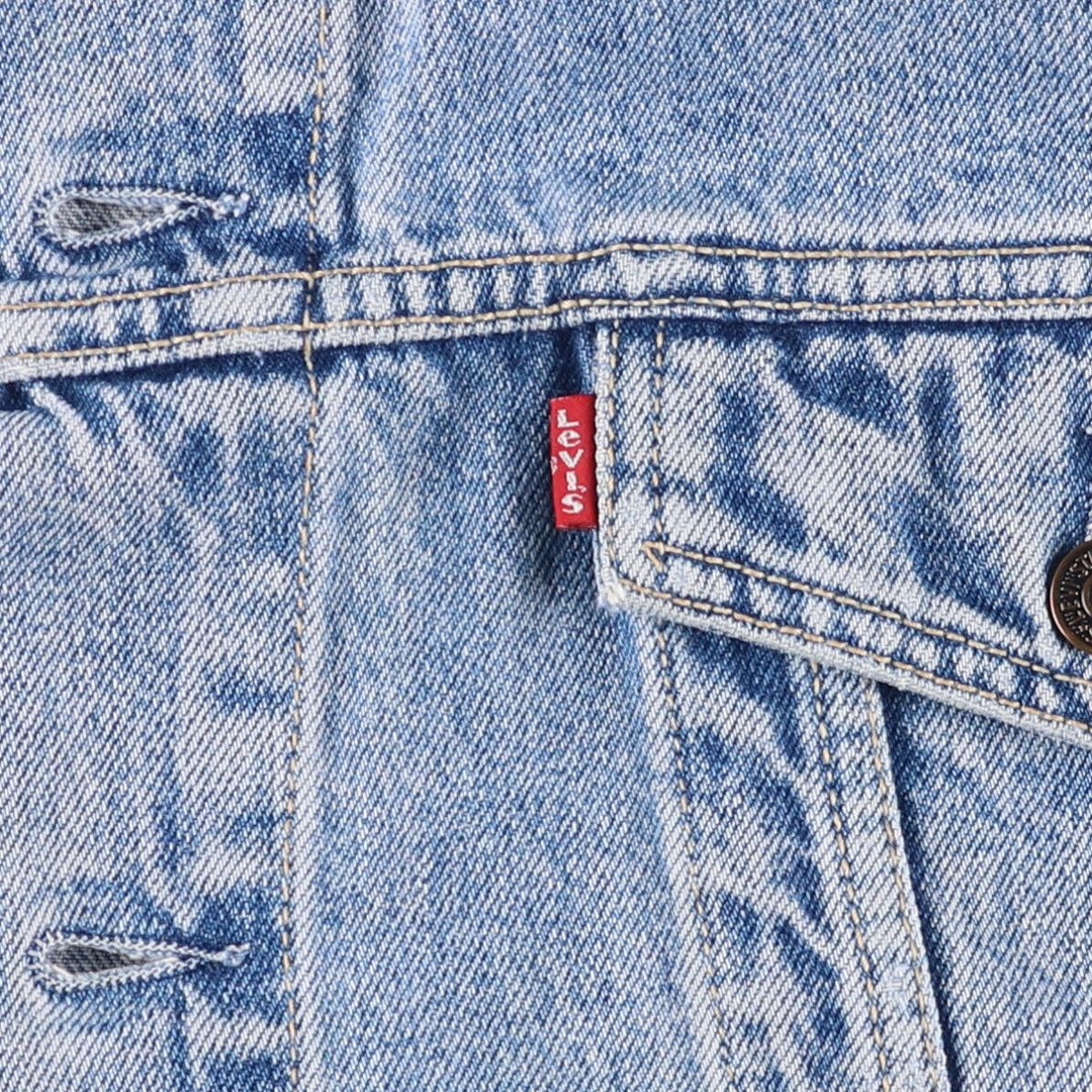 90'S Levi's 70503-0215 Denim Jacket, Men's XXL, Vintage cotton blue type Vintage Second Hand