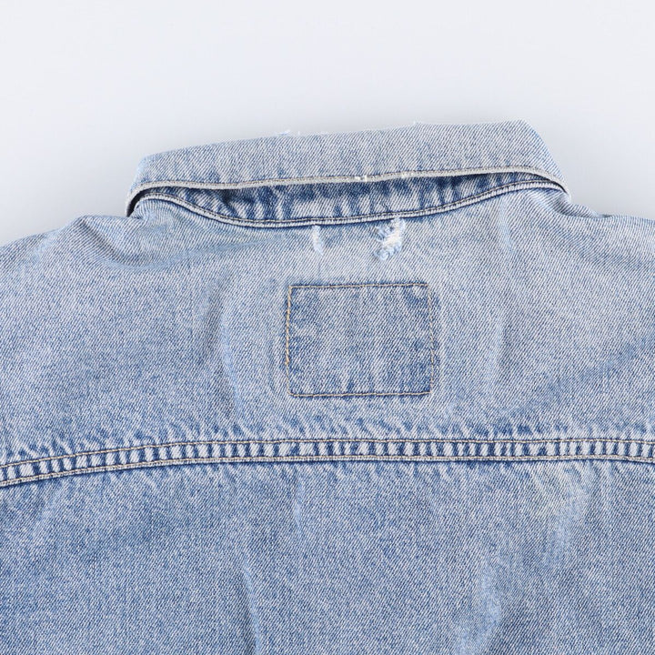 90'S Levi's 70503-0215 Denim Jacket, Men's XXL, Vintage cotton blue type Vintage Second Hand