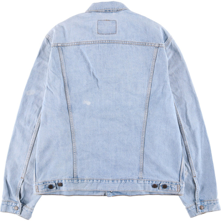 90'S Levi's 70503-0447 Denim Jacket, Men's XXL, Vintage cotton blue type Vintage Second Hand