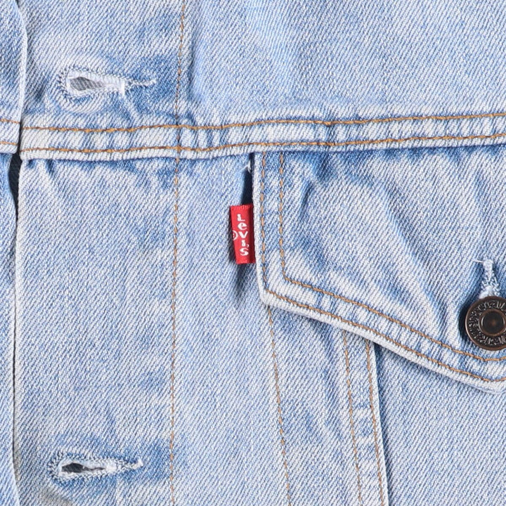 90'S Levi's 70503-0447 Denim Jacket, Men's XXL, Vintage cotton blue type Vintage Second Hand