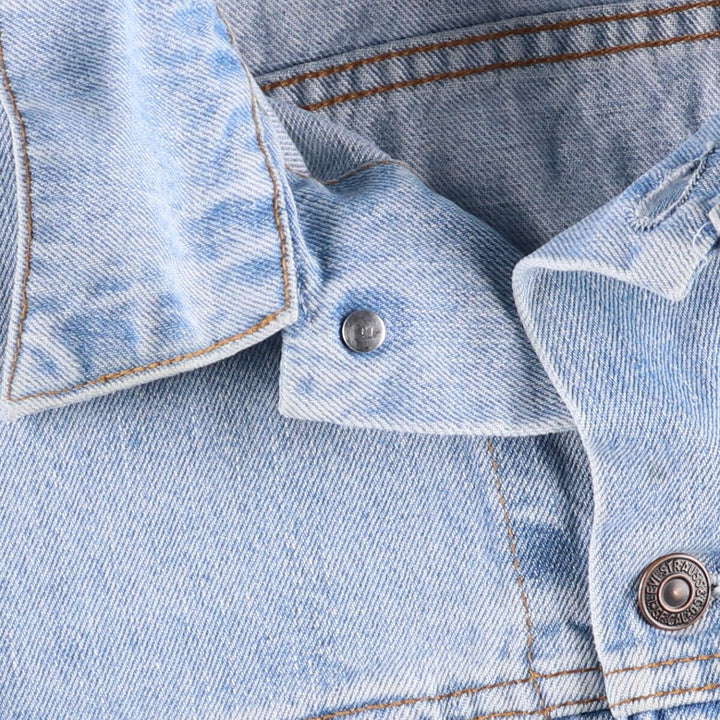 90'S Levi's 70503-0447 Denim Jacket, Men's XXL, Vintage cotton blue type Vintage Second Hand