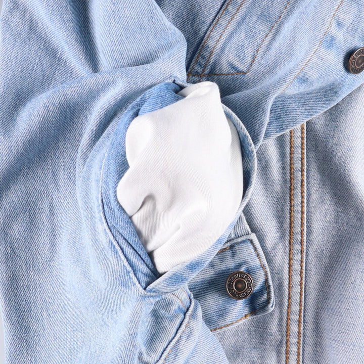 90'S Levi's 70503-0447 Denim Jacket, Men's XXL, Vintage cotton blue type Vintage Second Hand