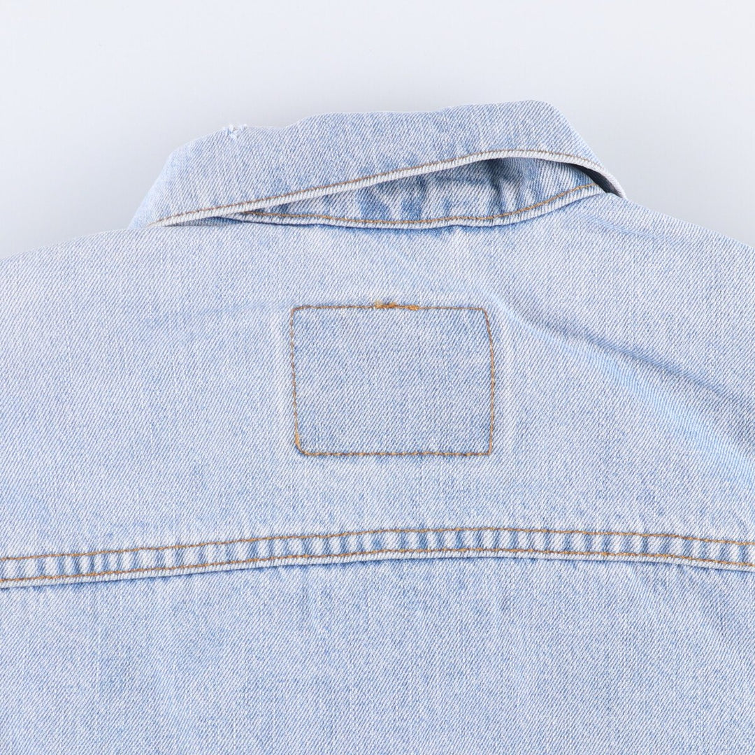 90'S Levi's 70503-0447 Denim Jacket, Men's XXL, Vintage cotton blue type Vintage Second Hand