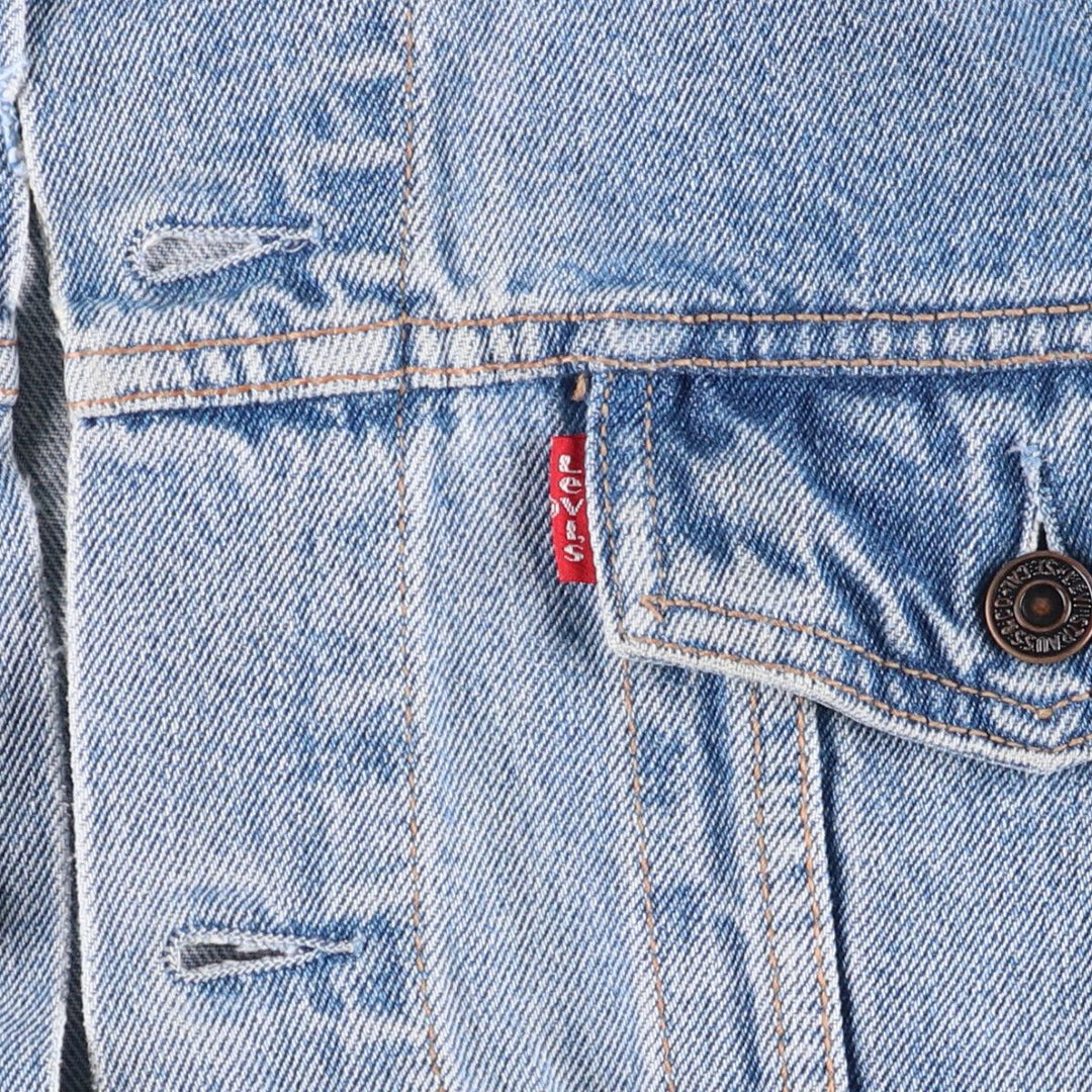 90'S Levi's 70503-0214 Denim Jacket, Men's Size Medium, Vintage cotton blue type Vintage Second Hand