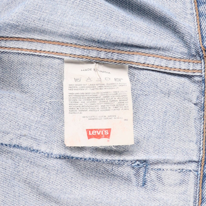 90'S Levi's 70503-0214 Denim Jacket, Men's Size Medium, Vintage cotton blue type Vintage Second Hand