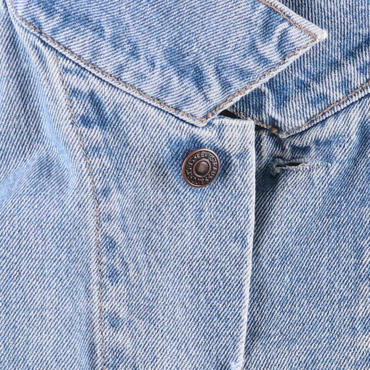90'S Levi's 70503-0214 Denim Jacket, Men's Size Medium, Vintage cotton blue type Vintage Second Hand