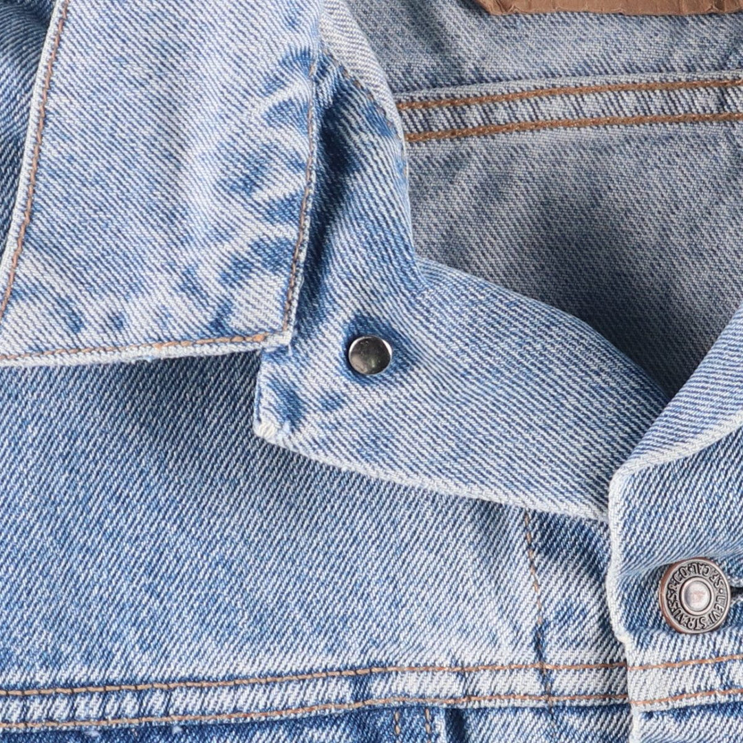 90'S Levi's 70503-0214 Denim Jacket, Men's Size Medium, Vintage cotton blue type Vintage Second Hand