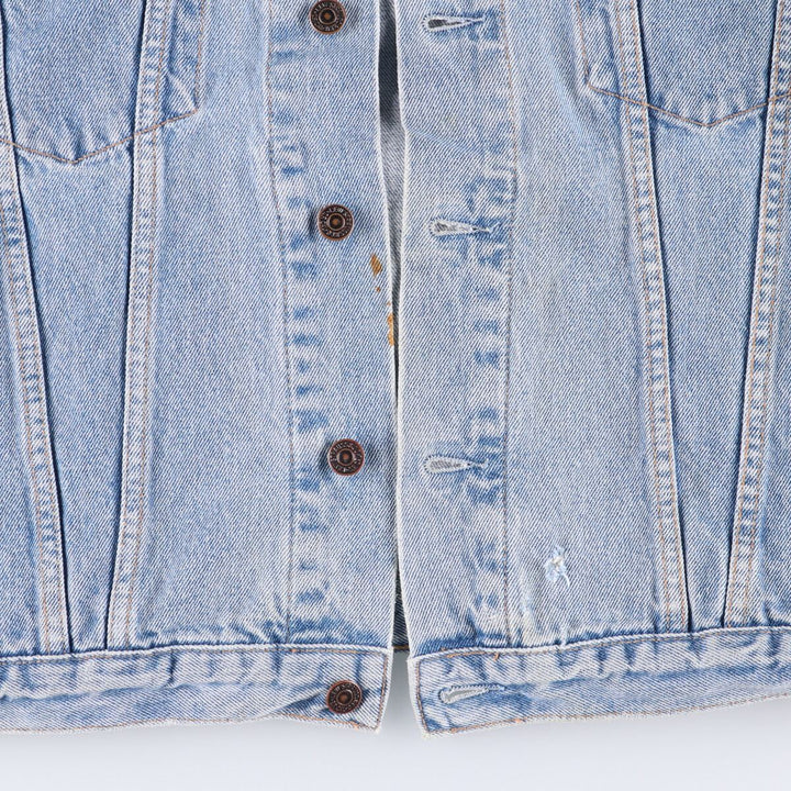 90'S Levi's 70503-0214 Denim Jacket, Men's Size Medium, Vintage cotton blue type Vintage Second Hand