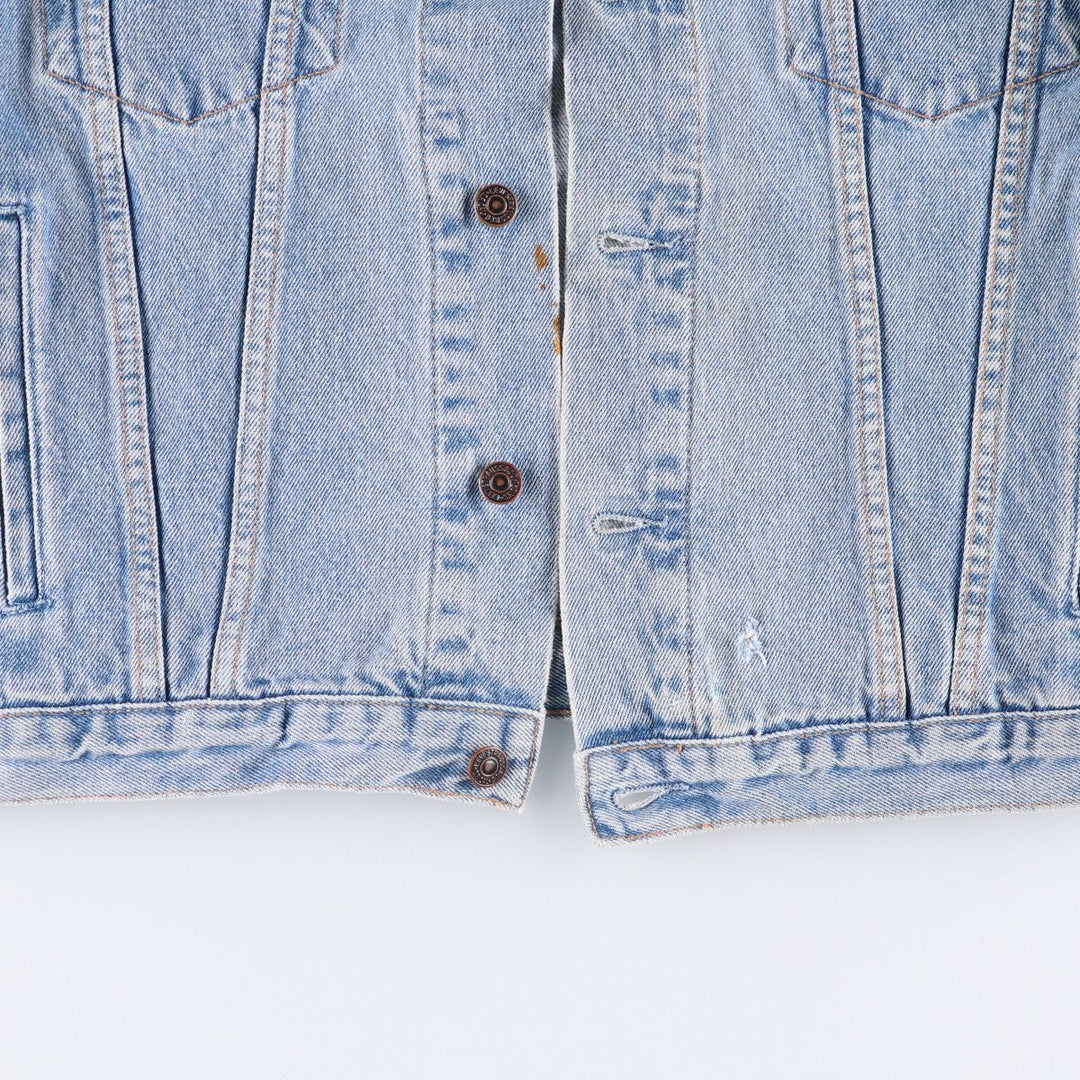 90'S Levi's 70503-0214 Denim Jacket, Men's Size Medium, Vintage cotton blue type Vintage Second Hand