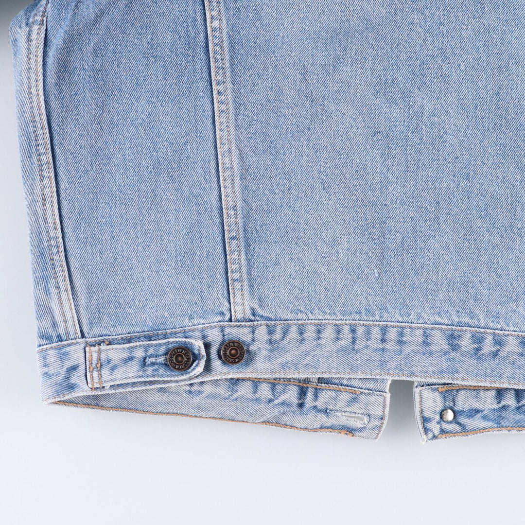 90'S Levi's 70503-0214 Denim Jacket, Men's Size Medium, Vintage cotton blue type Vintage Second Hand