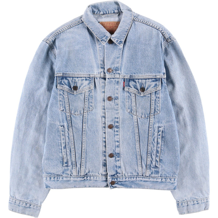 90'S Levi's 70503-0215 Denim Jacket, Men's Size Medium, Vintage cotton blue type Vintage Second Hand