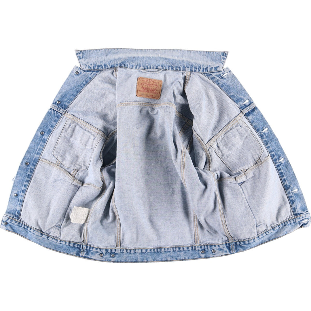 90'S Levi's 70503-0215 Denim Jacket, Men's Size Medium, Vintage cotton blue type Vintage Second Hand
