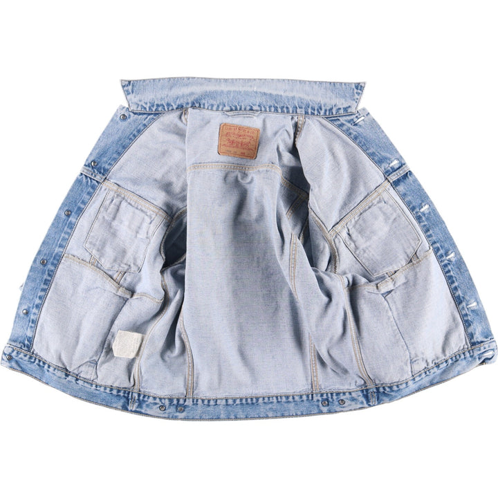 90'S Levi's 70503-0215 Denim Jacket, Men's Size Medium, Vintage cotton blue type Vintage Second Hand
