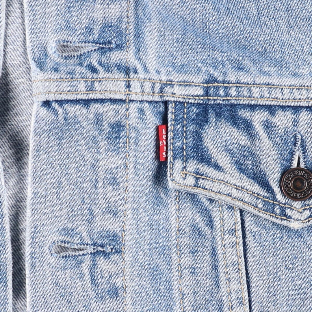 90'S Levi's 70503-0215 Denim Jacket, Men's Size Medium, Vintage cotton blue type Vintage Second Hand
