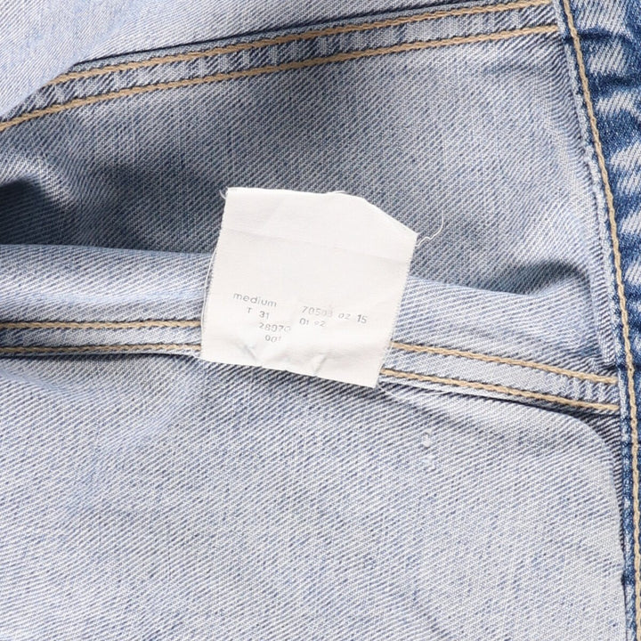 90'S Levi's 70503-0215 Denim Jacket, Men's Size Medium, Vintage cotton blue type Vintage Second Hand