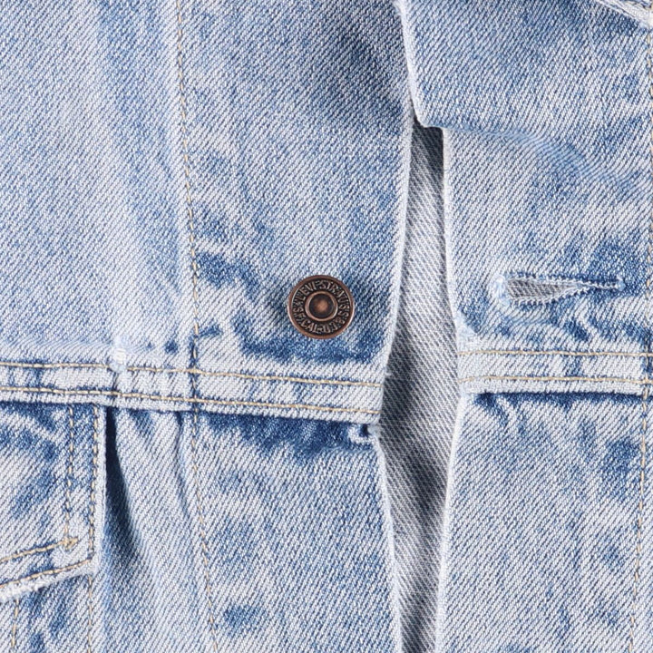 90'S Levi's 70503-0215 Denim Jacket, Men's Size Medium, Vintage cotton blue type Vintage Second Hand