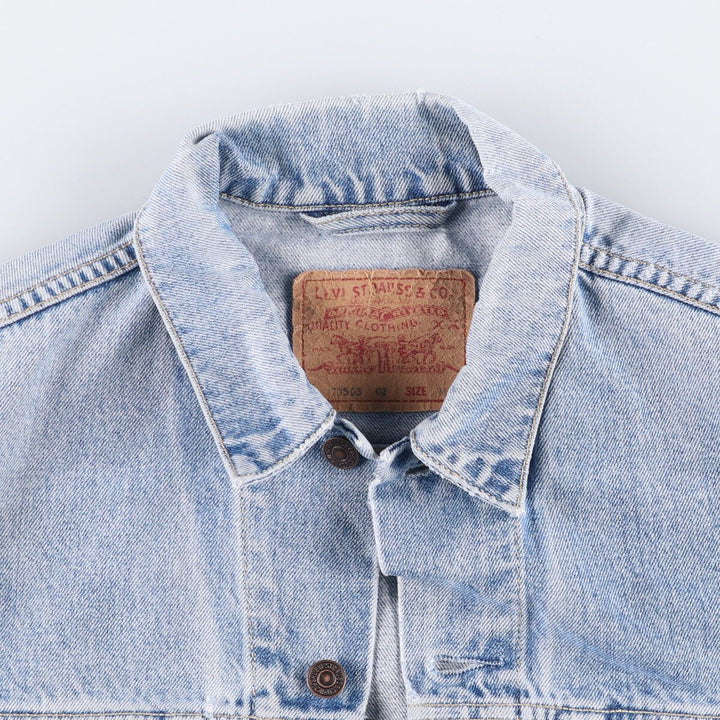 90'S Levi's 70503-0215 Denim Jacket, Men's Size Medium, Vintage cotton blue type Vintage Second Hand