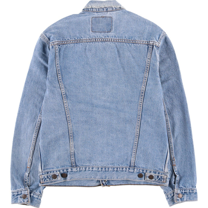 90'S Levi's 70503-0414 Euro Model Denim Jacket, Men's Size Medium, Vintage cotton blue type Vintage Second Hand