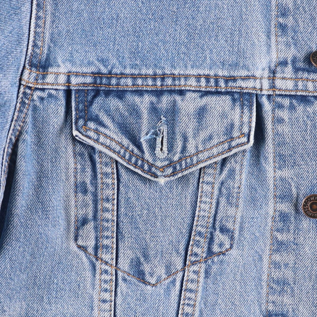 90'S Levi's 70503-0414 Euro Model Denim Jacket, Men's Size Medium, Vintage cotton blue type Vintage Second Hand