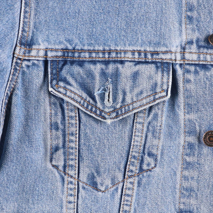 90'S Levi's 70503-0414 Euro Model Denim Jacket, Men's Size Medium, Vintage cotton blue type Vintage Second Hand