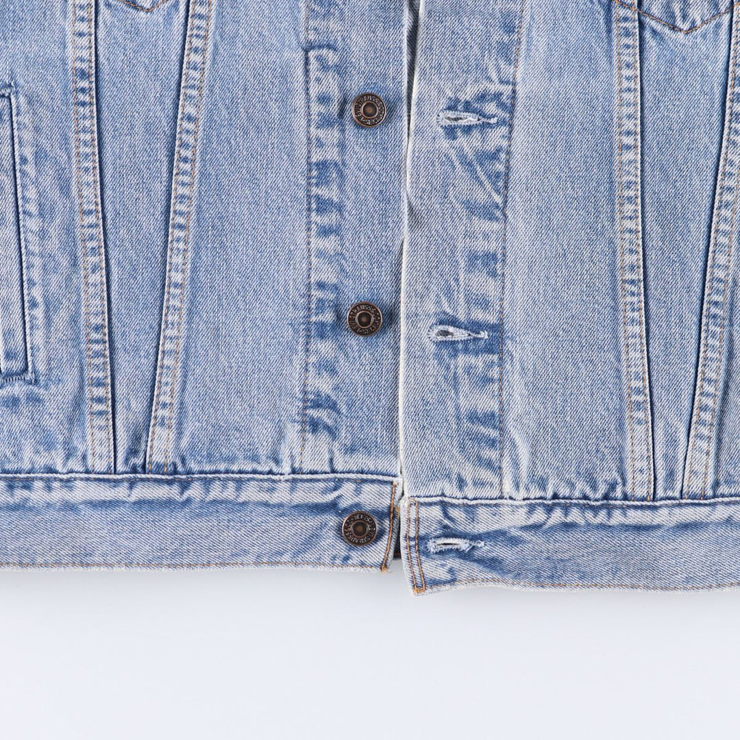 90'S Levi's 70503-0414 Euro Model Denim Jacket, Men's Size Medium, Vintage cotton blue type Vintage Second Hand