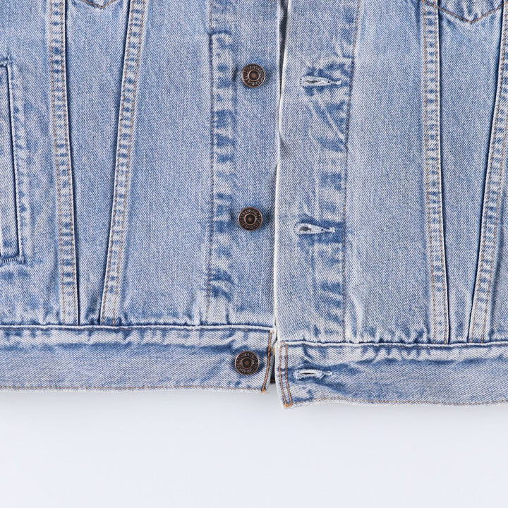 90'S Levi's 70503-0414 Euro Model Denim Jacket, Men's Size Medium, Vintage cotton blue type Vintage Second Hand