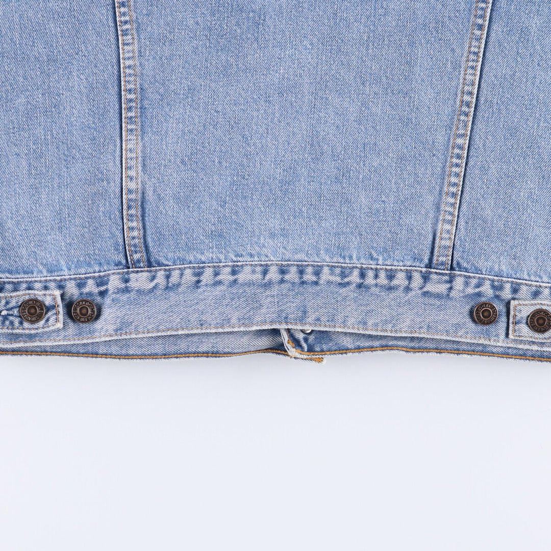 90'S Levi's 70503-0414 Euro Model Denim Jacket, Men's Size Medium, Vintage cotton blue type Vintage Second Hand