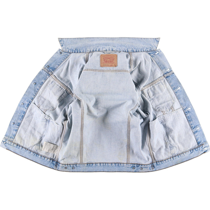 90'S Levi's 70503-0482 denim jacket, denim jacket, men's size M, vintage cotton blue type Vintage Second Hand