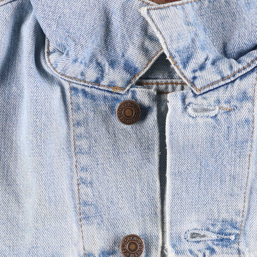 90'S Levi's 70503-0482 denim jacket, denim jacket, men's size M, vintage cotton blue type Vintage Second Hand