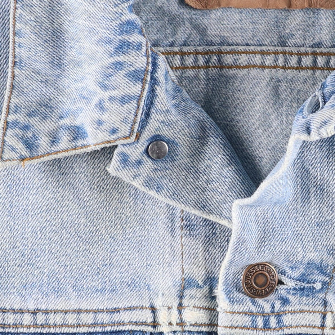 90'S Levi's 70503-0482 denim jacket, denim jacket, men's size M, vintage cotton blue type Vintage Second Hand