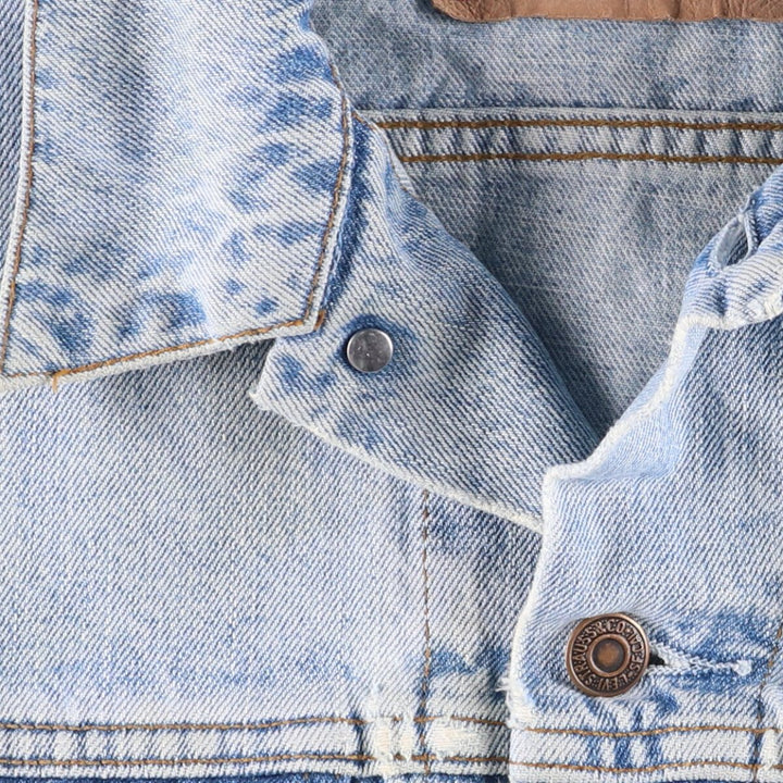 90'S Levi's 70503-0482 denim jacket, denim jacket, men's size M, vintage cotton blue type Vintage Second Hand