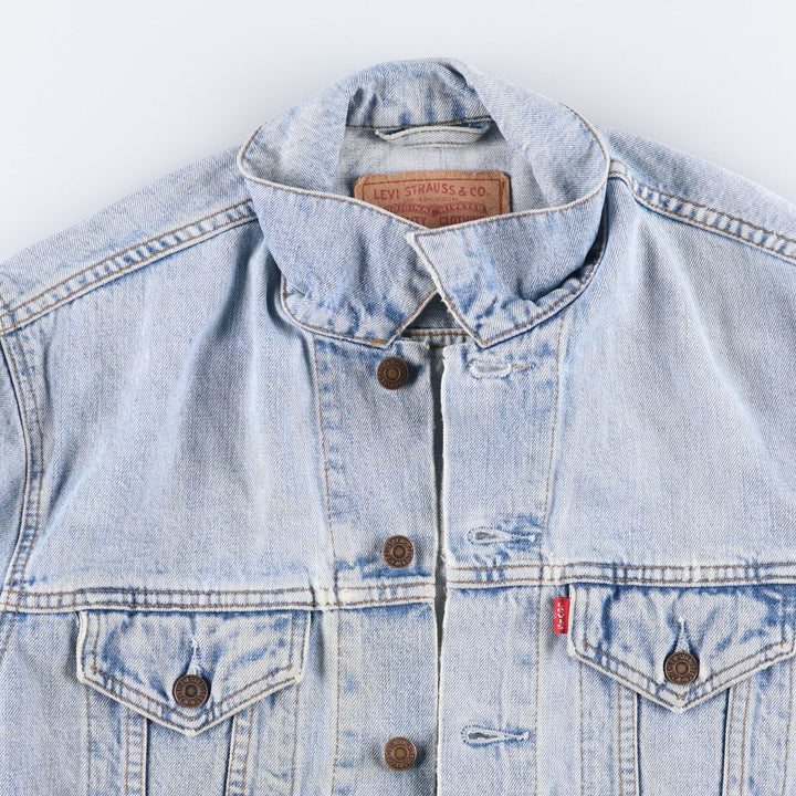 90'S Levi's 70503-0482 denim jacket, denim jacket, men's size M, vintage cotton blue type Vintage Second Hand
