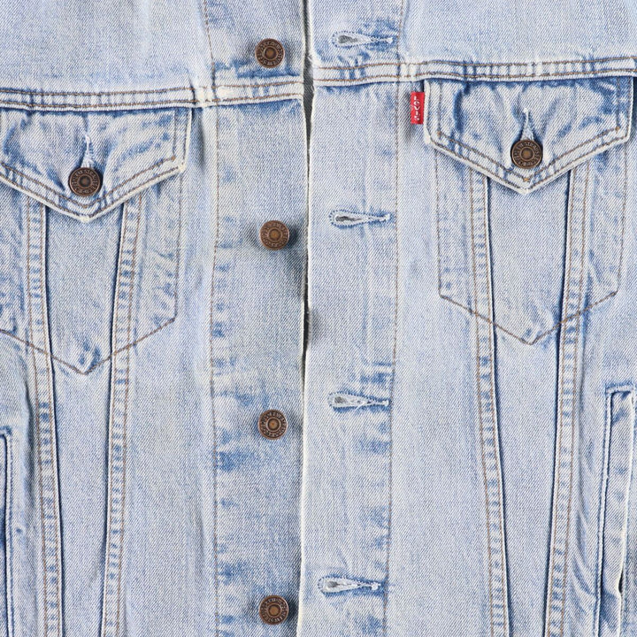 90'S Levi's 70503-0482 denim jacket, denim jacket, men's size M, vintage cotton blue type Vintage Second Hand