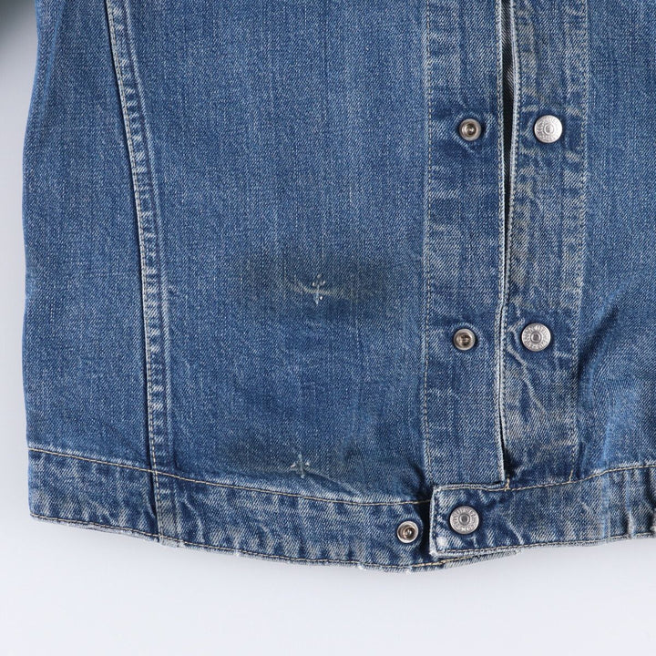 2000'S Levi's ENGINEERED 70100-1655 draped Euro model denim jacket, men's size L cotton blue type Vintage Second Hand