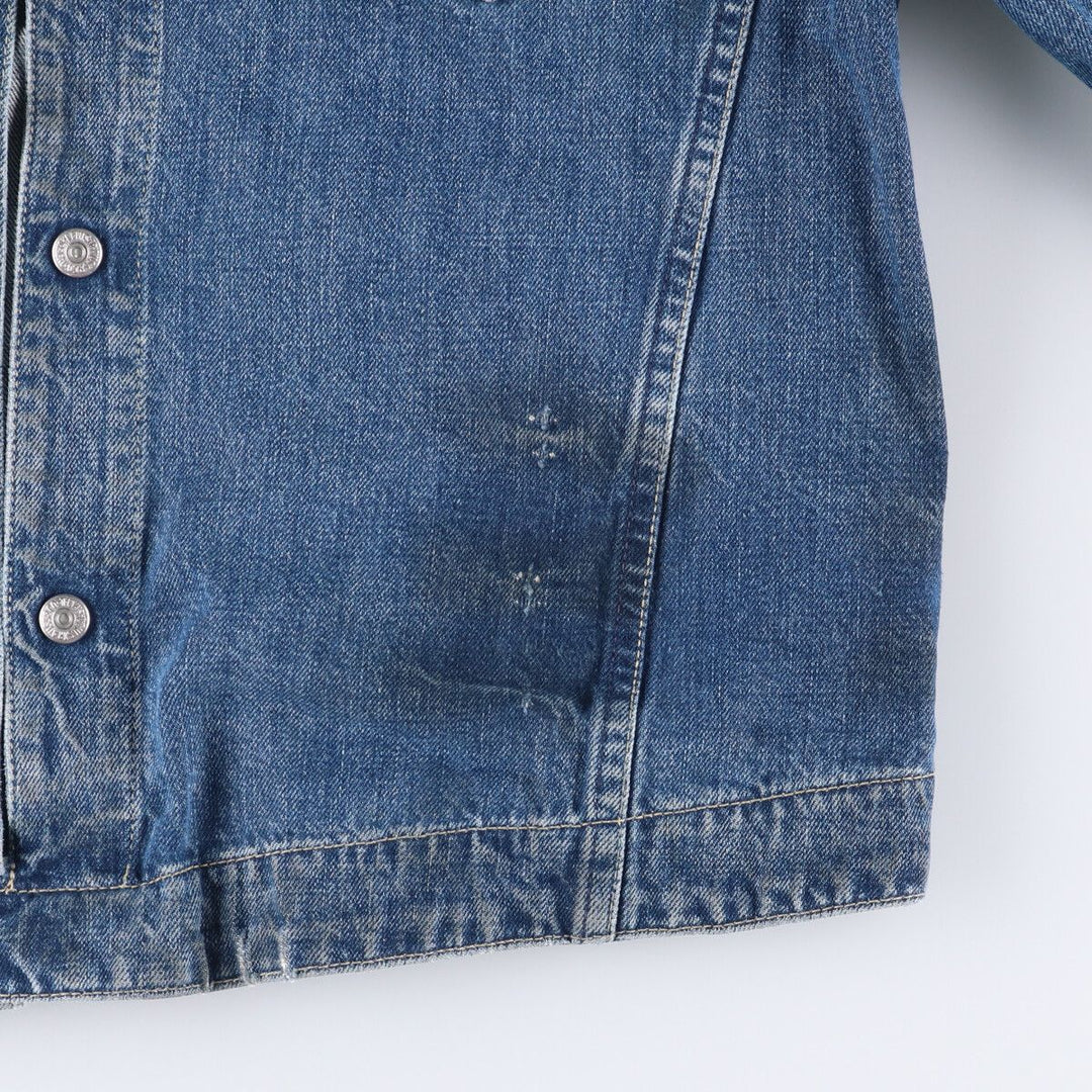 2000'S Levi's ENGINEERED 70100-1655 draped Euro model denim jacket, men's size L cotton blue type Vintage Second Hand