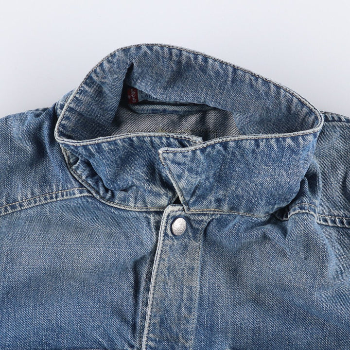 2000'S Levi's ENGINEERED 70100-1655 draped Euro model denim jacket, men's size L cotton blue type Vintage Second Hand
