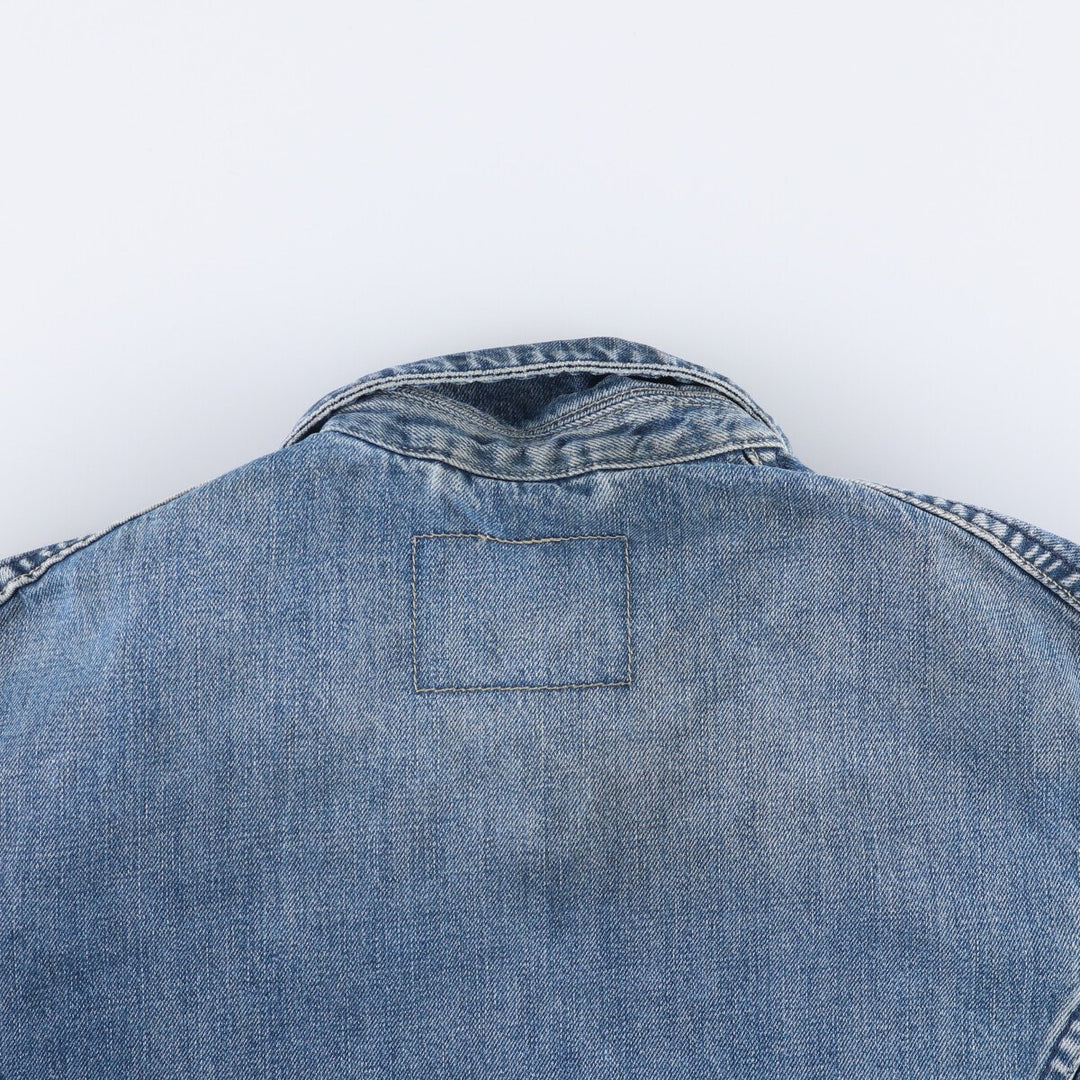 2000'S Levi's ENGINEERED 70100-1655 draped Euro model denim jacket, men's size L cotton blue type Vintage Second Hand