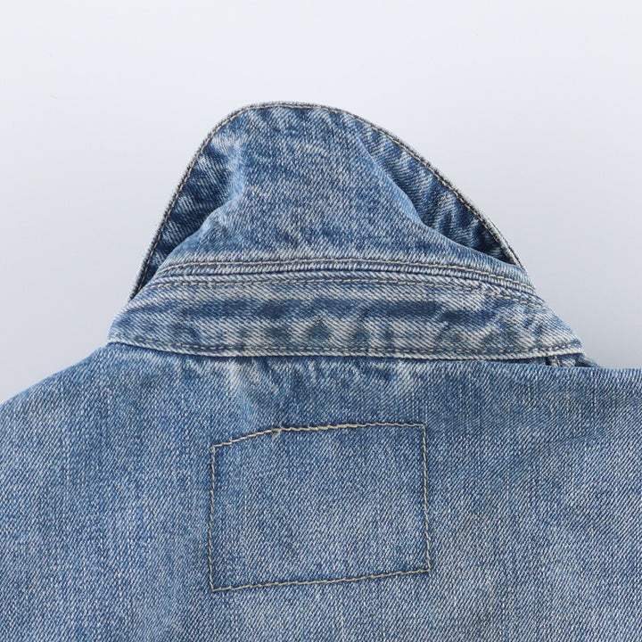 2000'S Levi's ENGINEERED 70100-1655 draped Euro model denim jacket, men's size L cotton blue type Vintage Second Hand